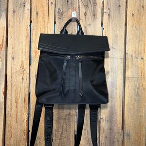 Bokier Black Nylon Backpack